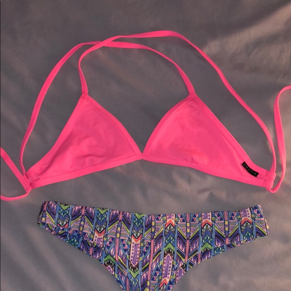 Jolyn pink top. Will include bottoms for 15$ more